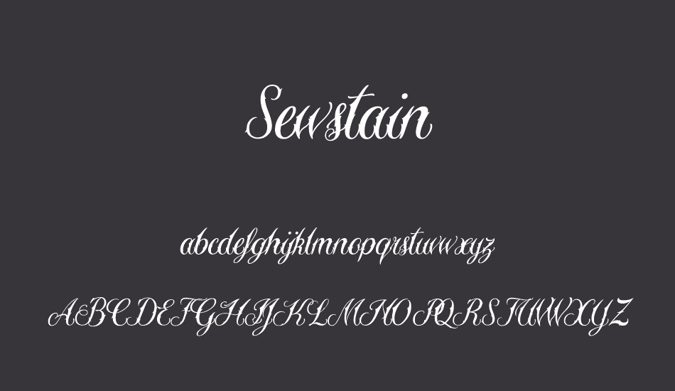 sewstain font