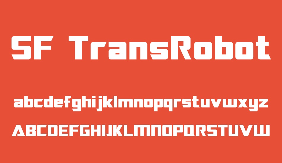 sf-transrobotics font