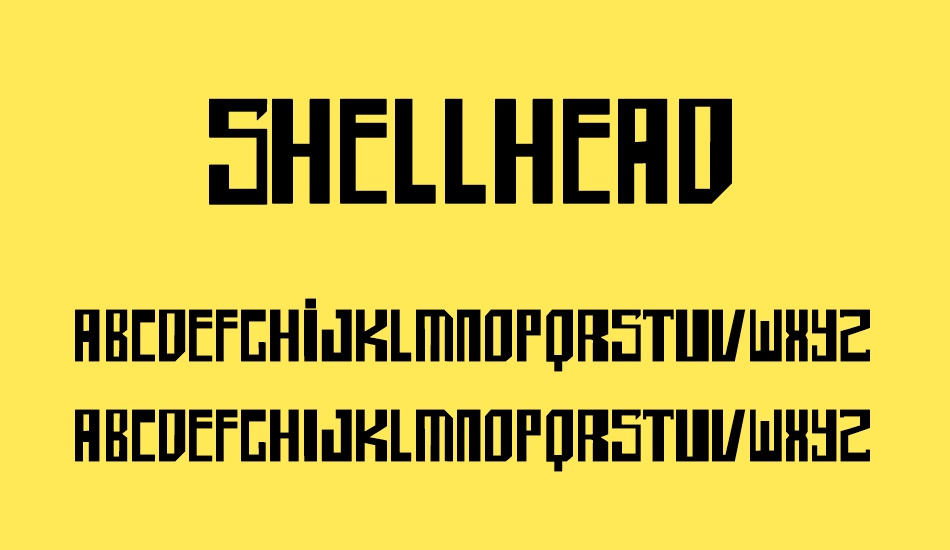 shellhead font