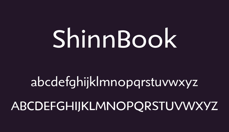 shinnbook font