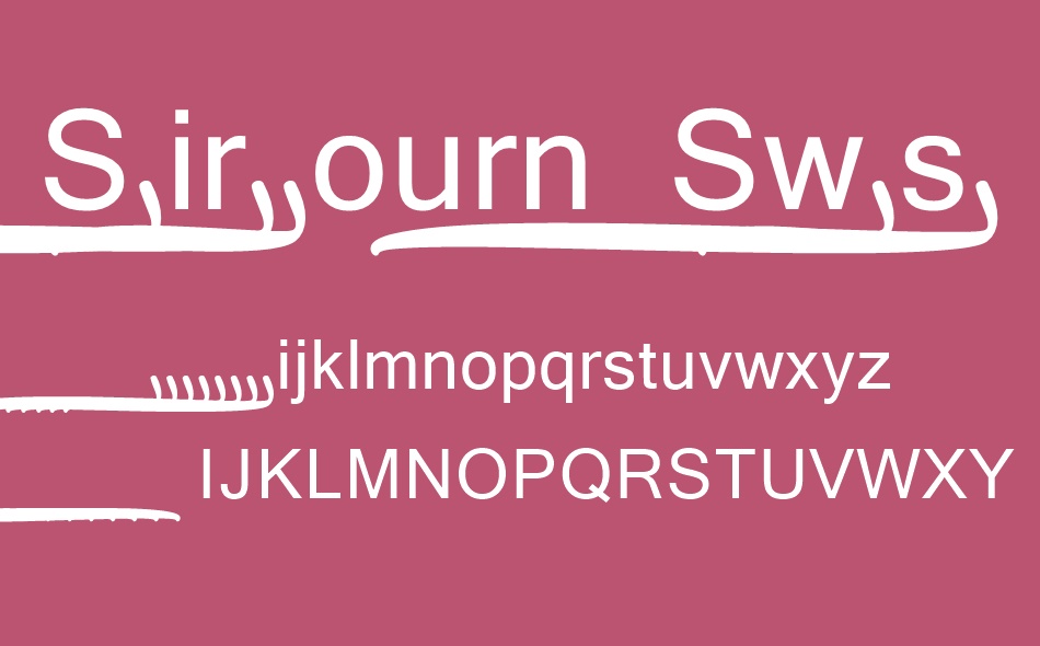 Shirebourn font