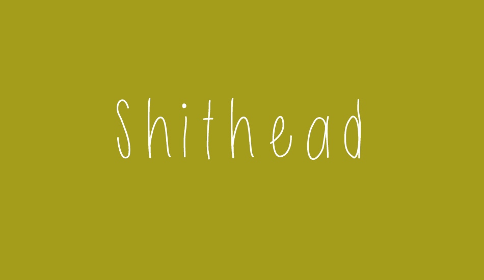 shithead font big