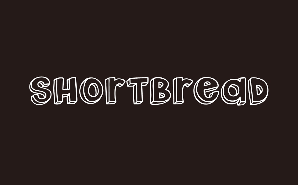 Shortbread Cookies font big