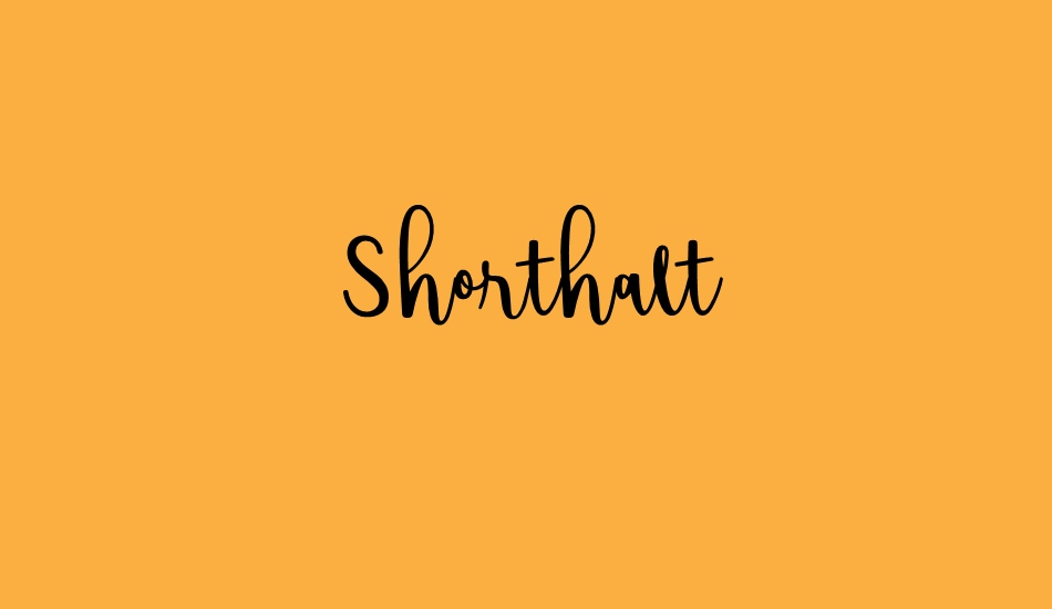 shorthalt font big