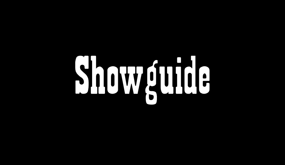 showguide font big