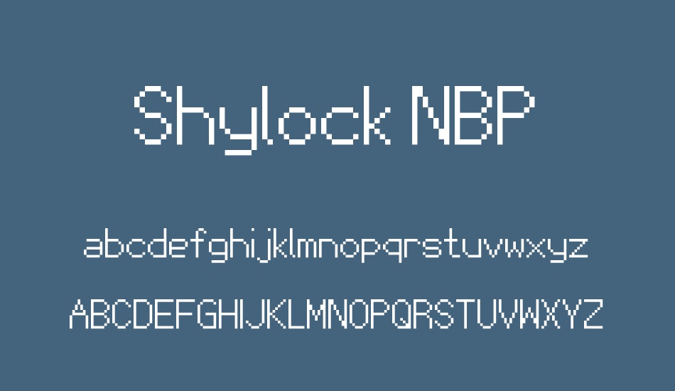shylock-nbp font