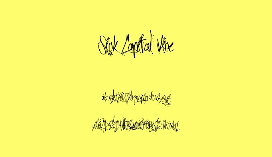 sick-capital-vice font