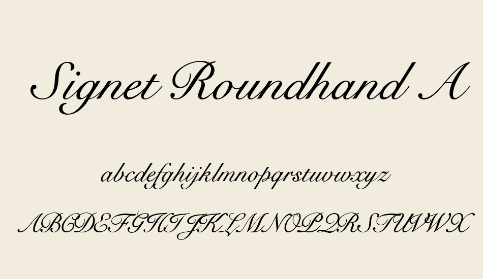 signet-roundhand-att font