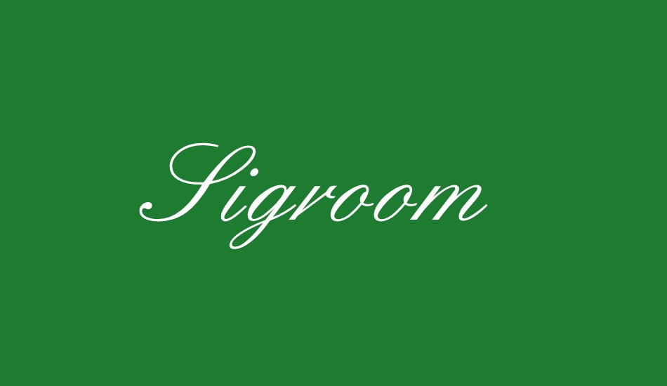 sigroom font big