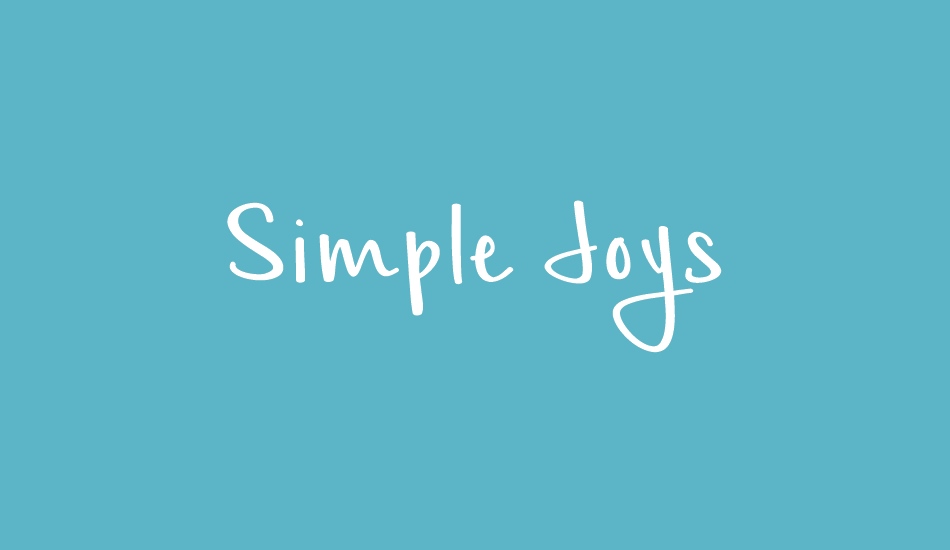 simple-joys font big