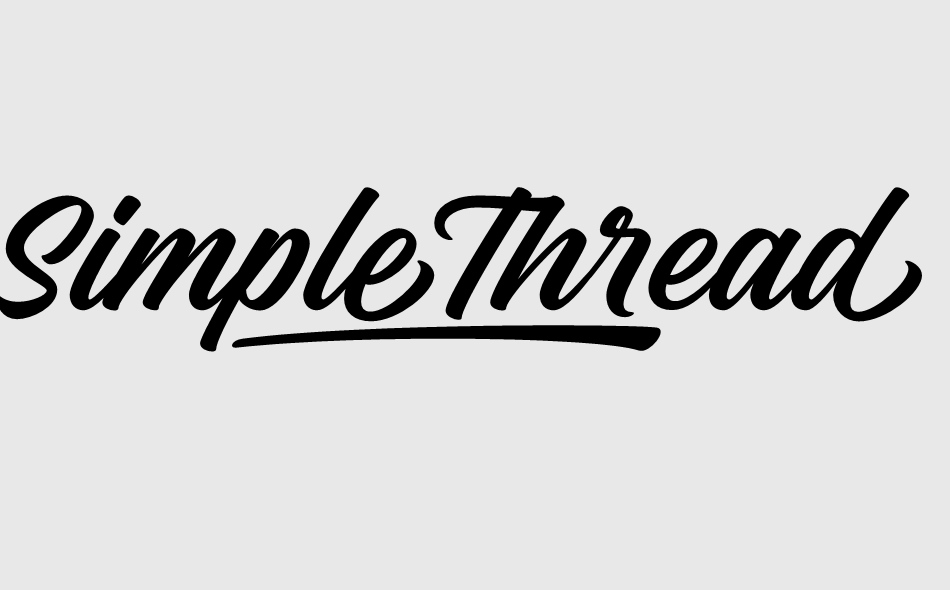 Simple Thread font big