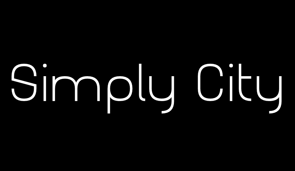 simply-city-light font big