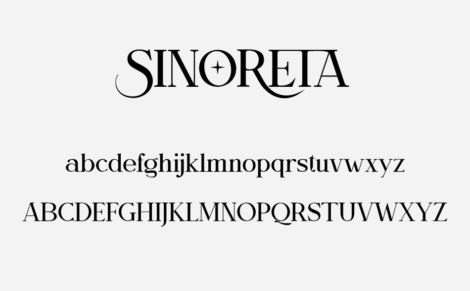 Sinoreta font