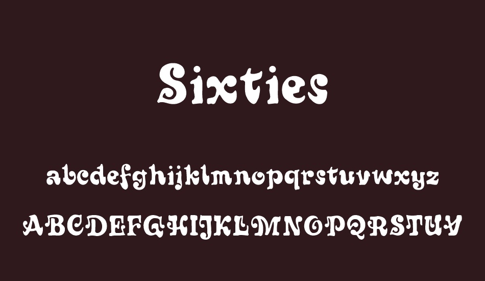 sixties font