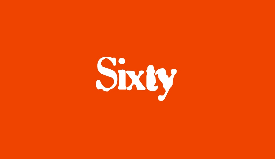 sixty font big