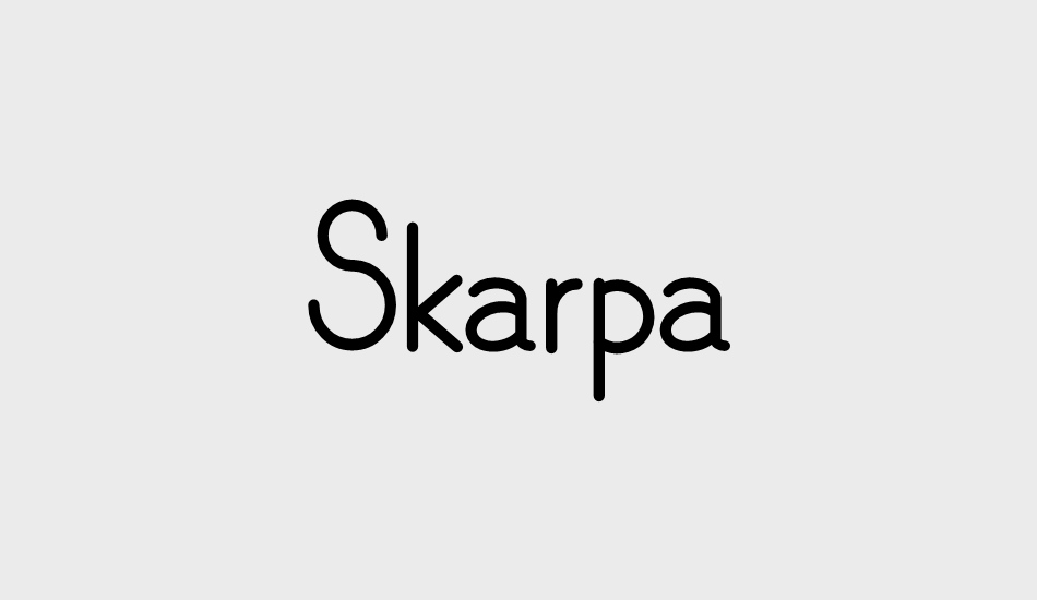 skarpa-regular font big