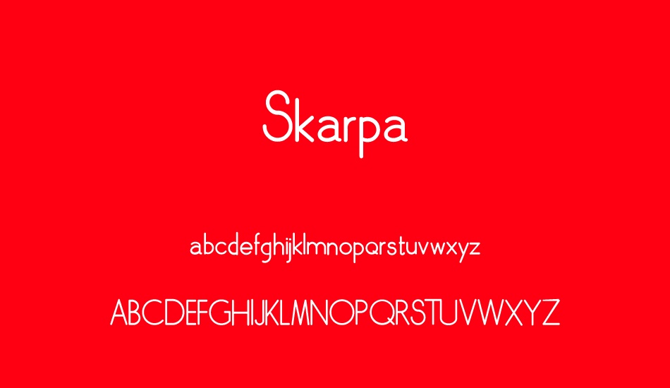 skarpa-regular font