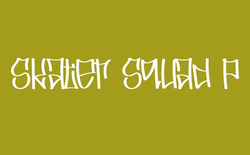 Skater Squad font big