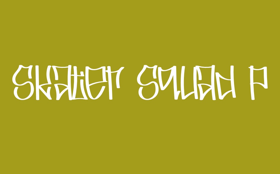 Skater Squad font big