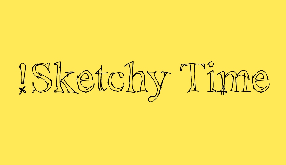 sketchy-times font big