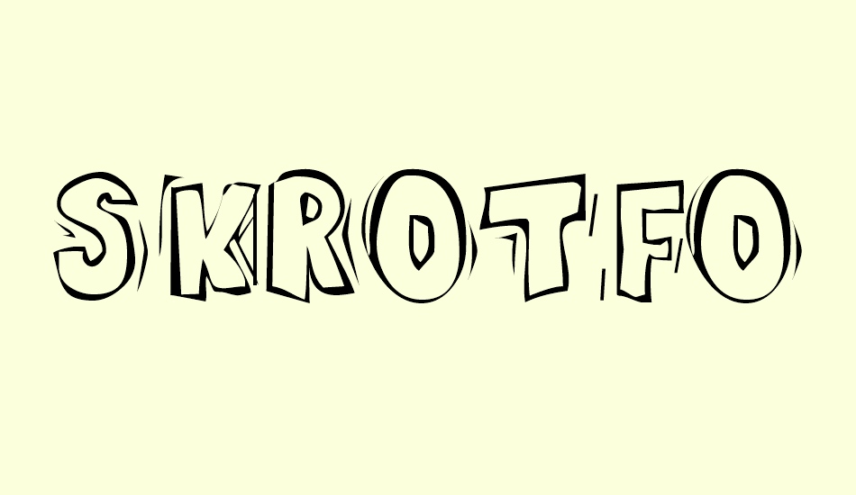 skrotfont font big