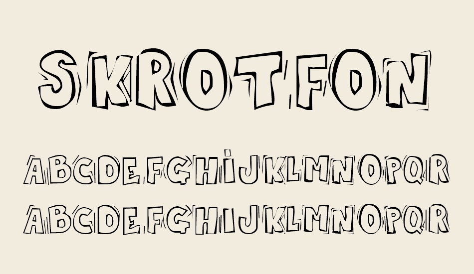 skrotfont font