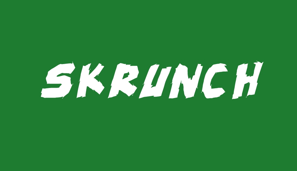 skrunch font big