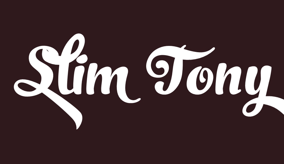 slim-tony font big