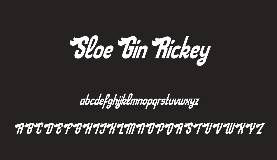 sloe-gin-rickey font