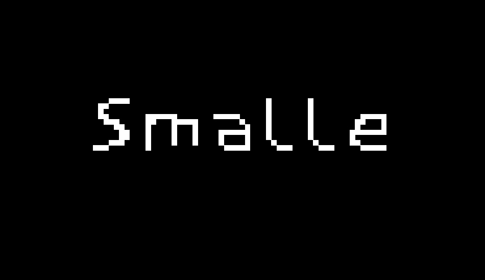 smalle font big