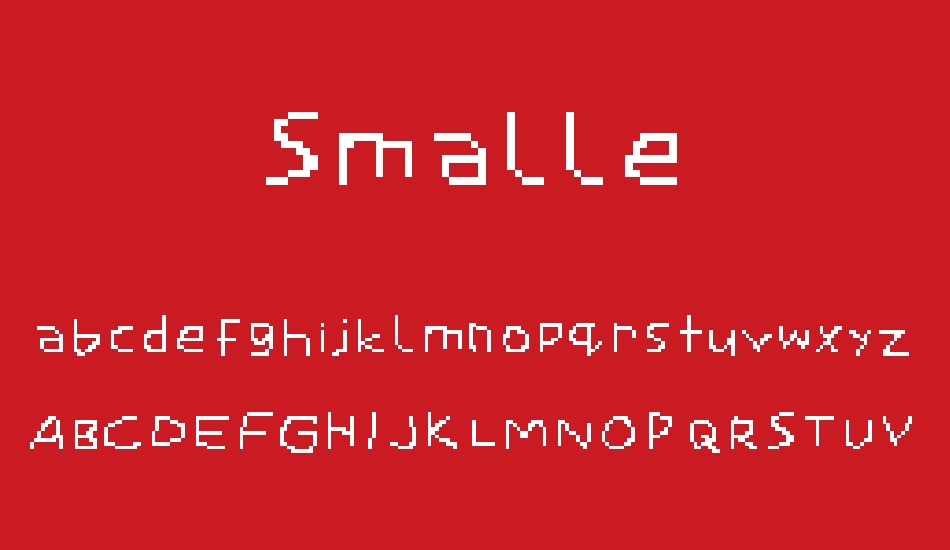 smalle font
