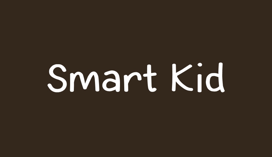 smart-kid font big