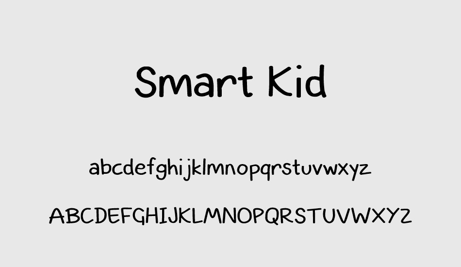 smart-kid font
