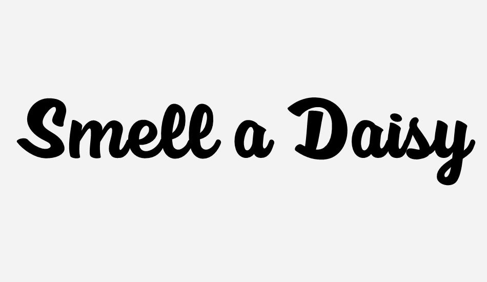 smell-a-daisy-personal-use font big