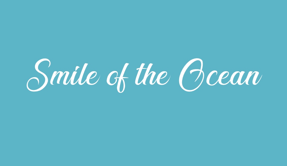 smile-of-the-ocean font big