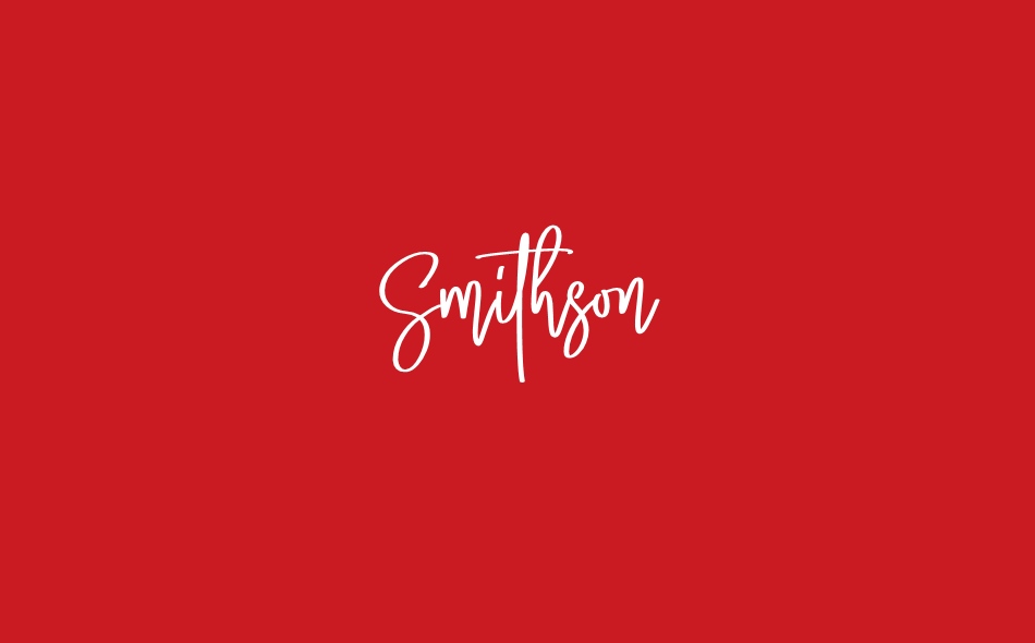 Smithson font big