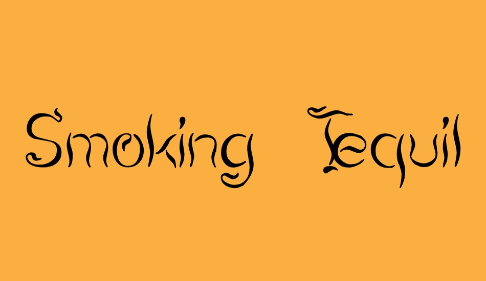 smoking-tequila font big