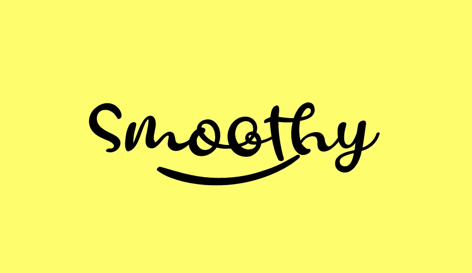 smoothy font big