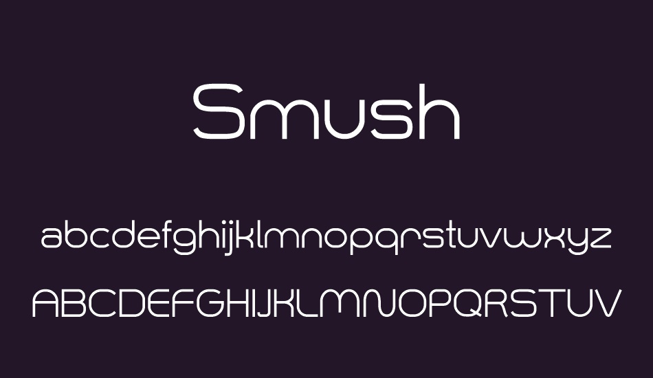 smush font