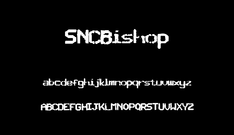 sncbishop font