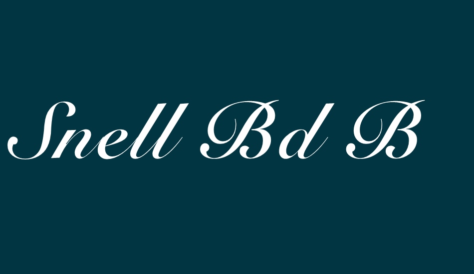 snell-bd-bt font big