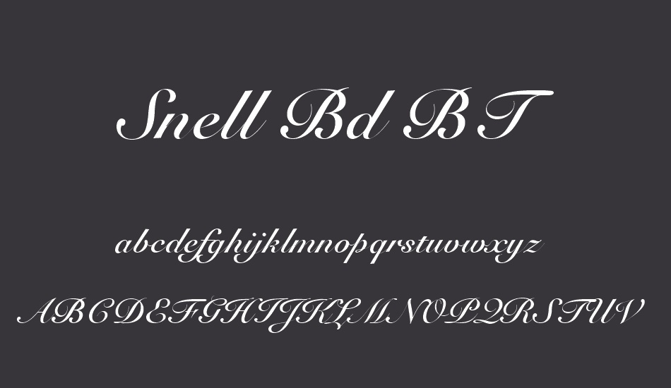 snell-bd-bt font