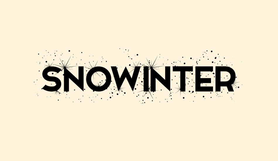 snowinter font big