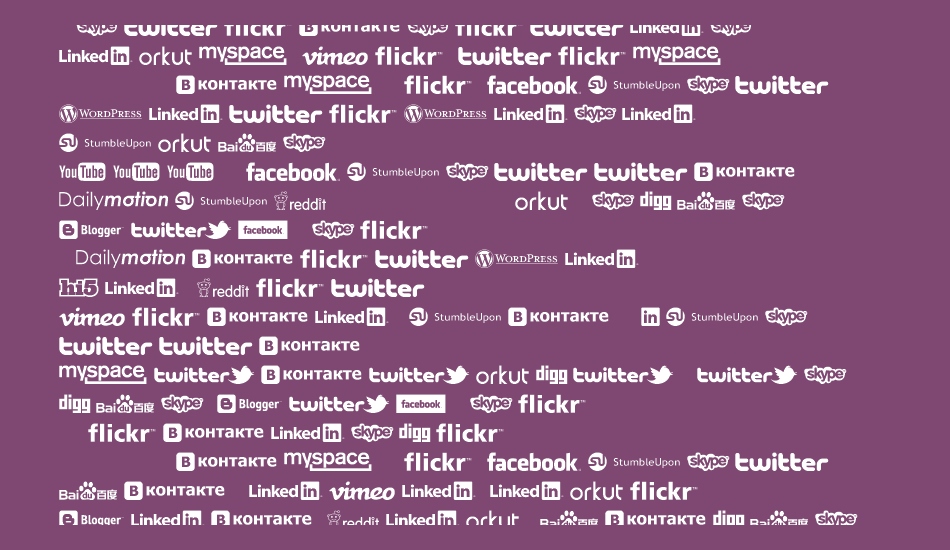 social-logos font 1