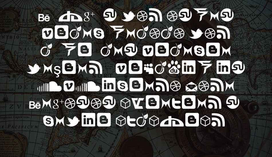 social-ıcon-by-brıanqc font text