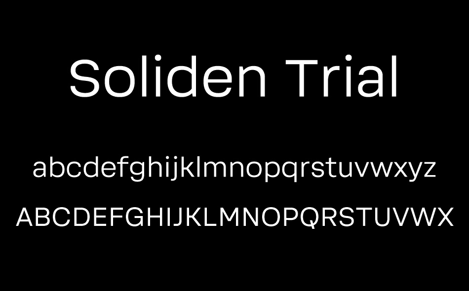 Soliden font