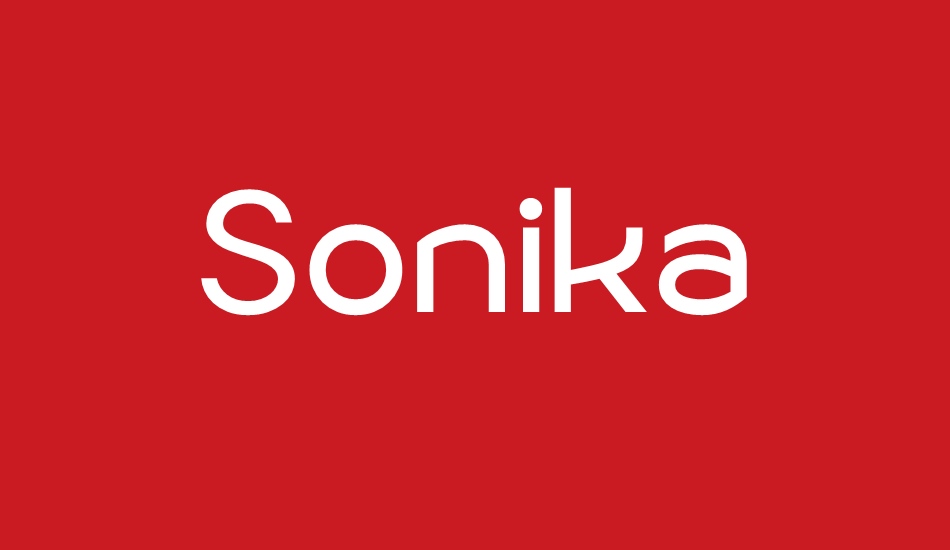 sonika-personal-use font big