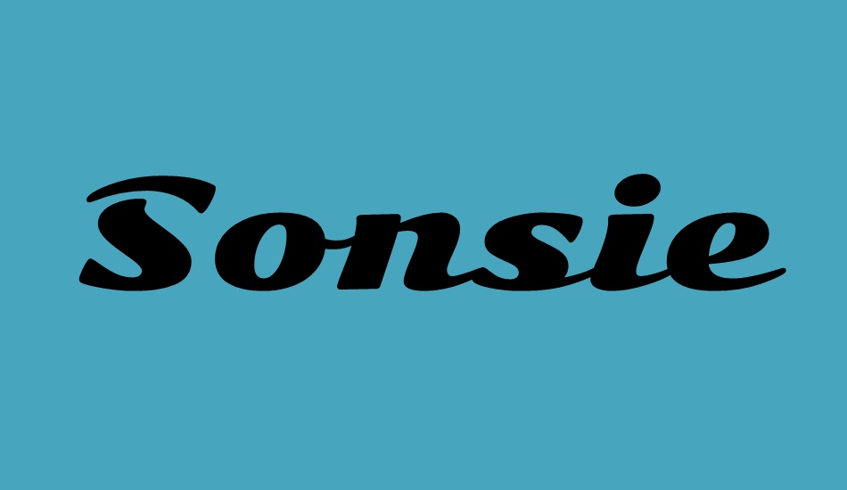 sonsie-one font big