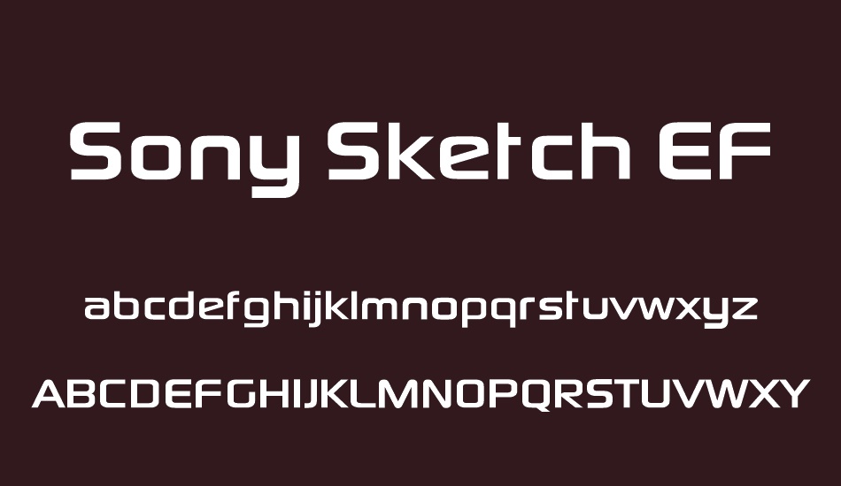 sony-sketch-ef font
