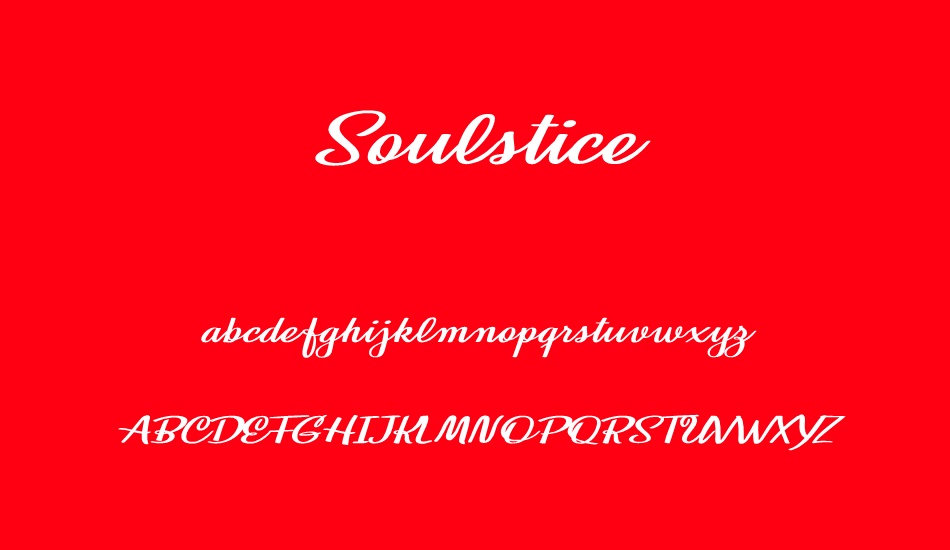 soulstice-personal-use font